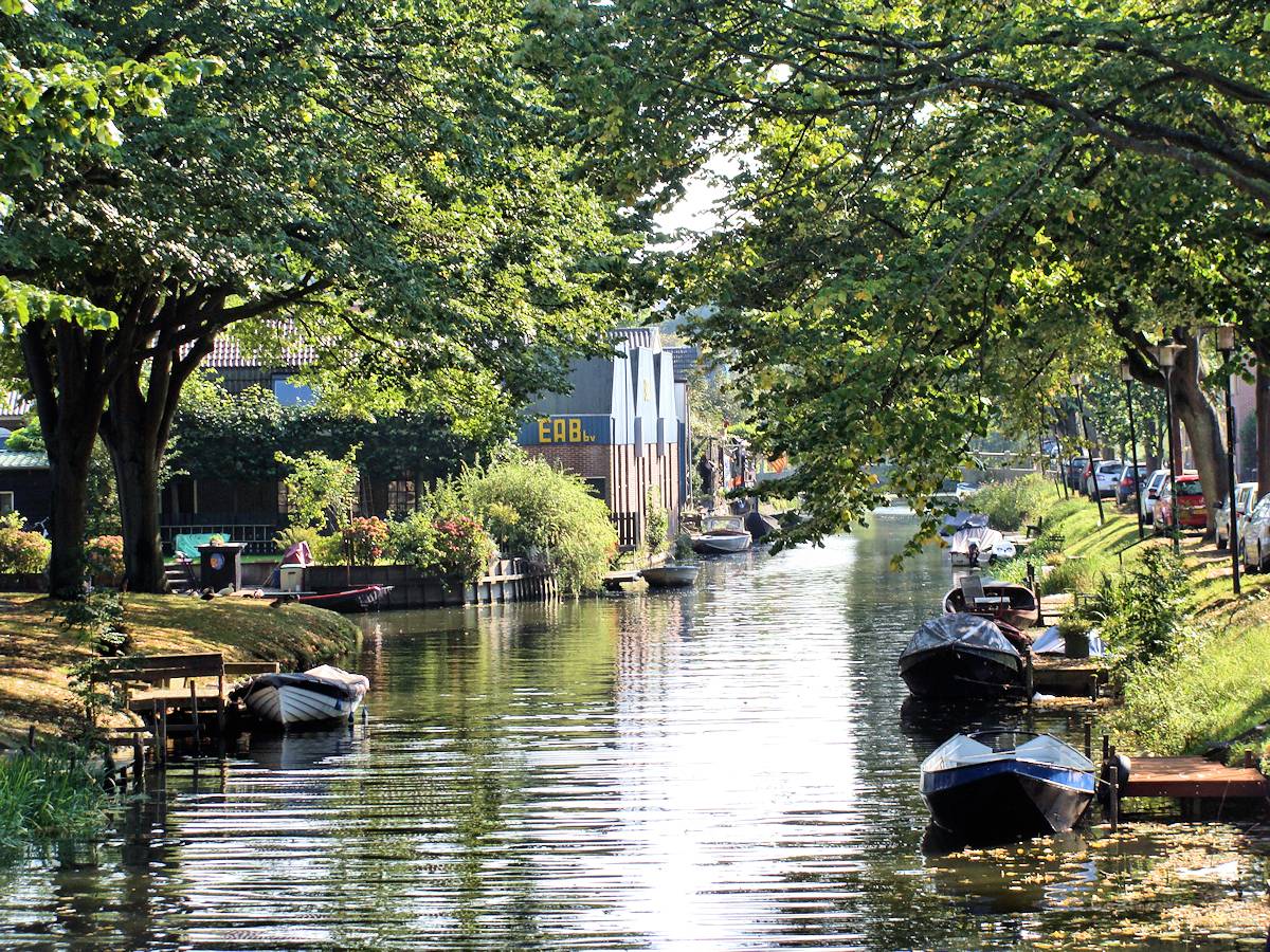 Kanały w Holandii - w miastach (2)