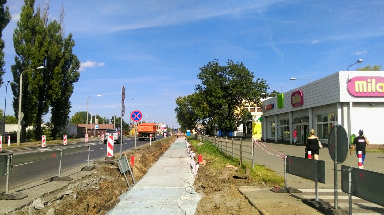 Remont linii tramwajowej do Pabianic - akt 4
