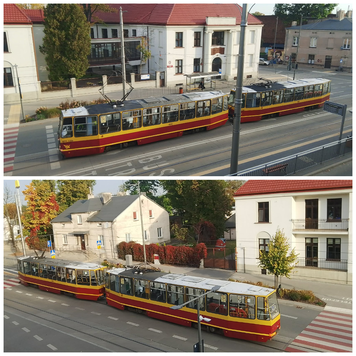 Szkoleniowy [L] 805Na 1602+1603 na wystepach w Pabianicach