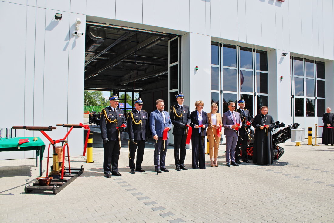 Uroczyste otwarcie nowej strażnicy JRG-4 Łódź