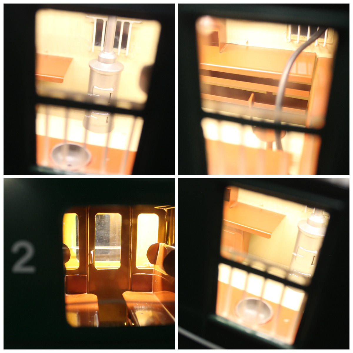 Detale modelu wagonu kolejowego