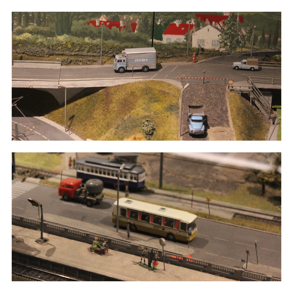 Dawny transport na makiecie