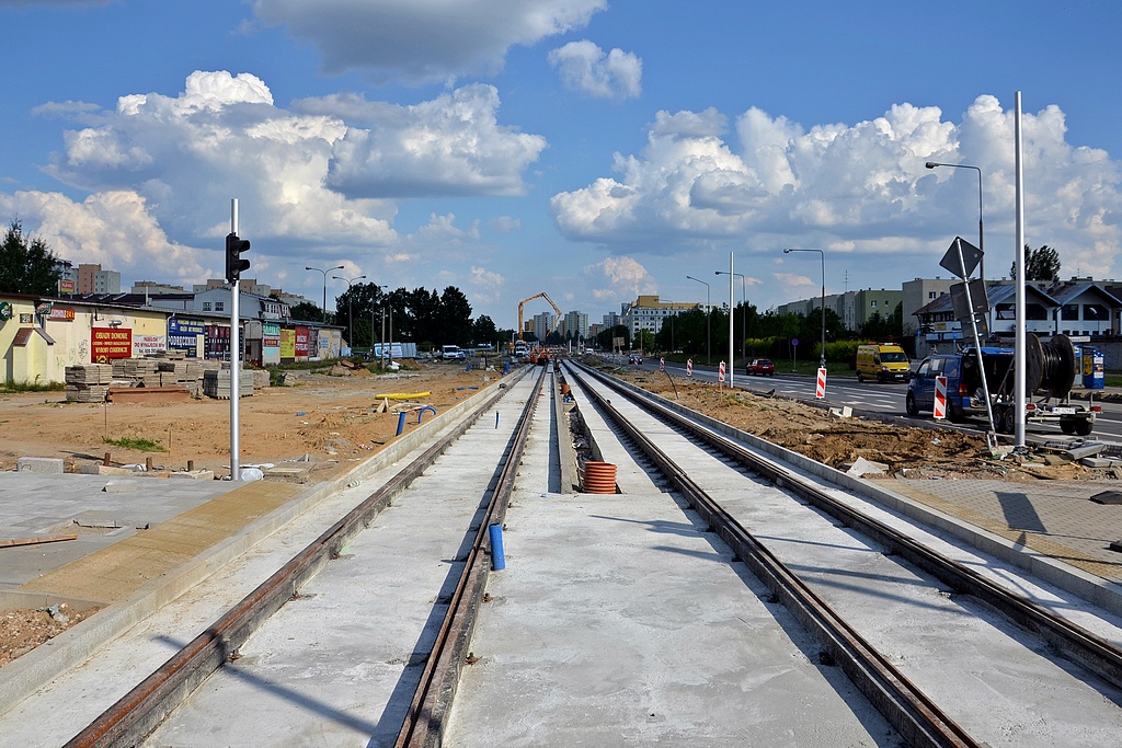 Budowa tramwaju na Tarchomin